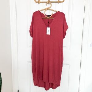 NWT Universal Standard Teresa Liquid Jersey V Neck Dress XS (fits sizes 10-12)